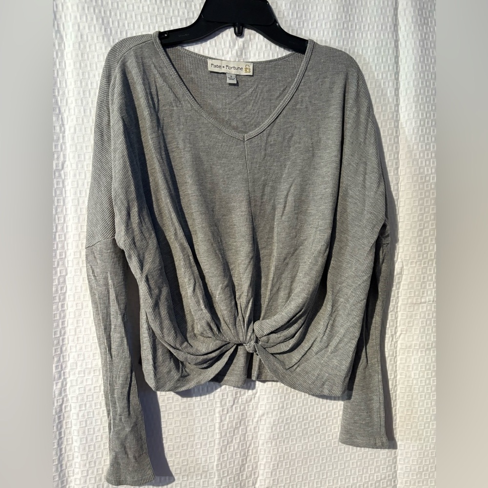 Fate & Fortune Long Sleeve Crop Top Size S